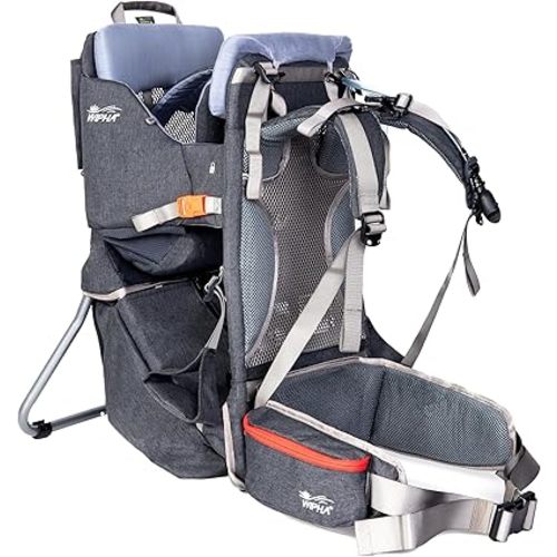 WIPHA Lightweight Baby Backpack Carrier for Women, Ergonomic Safe Toddler Hiking Backpack Carrier with Large Storage Space, Luxury Comfortable Baby Carrier Backpack