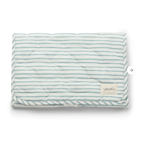 Striped On the Go Portable Changing Pad