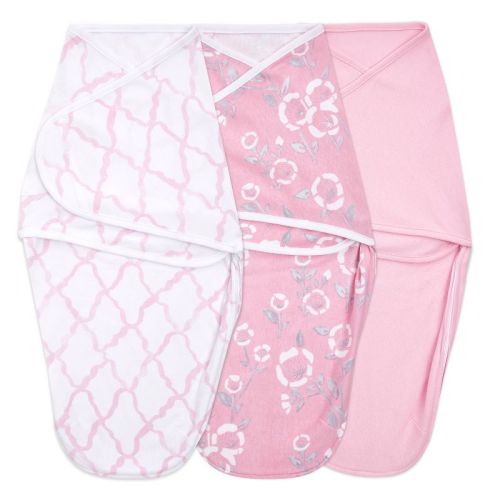 Aden + Anais Essentials Easy Swaddle Wrap - Neutral Toile - 0-3 Months - 3pk