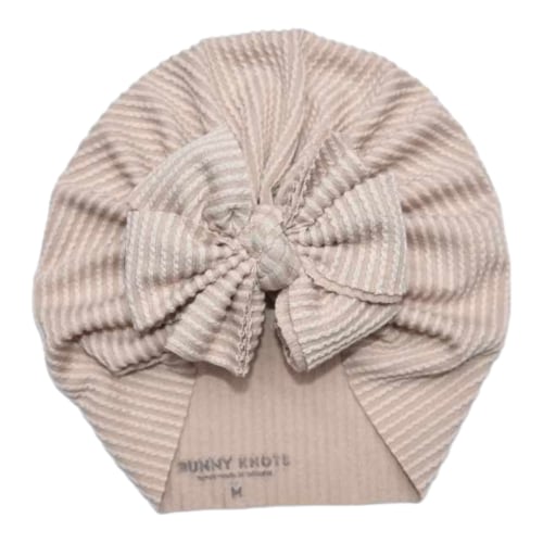 Ash | Beige | Chunky Rib Raga Headwrap