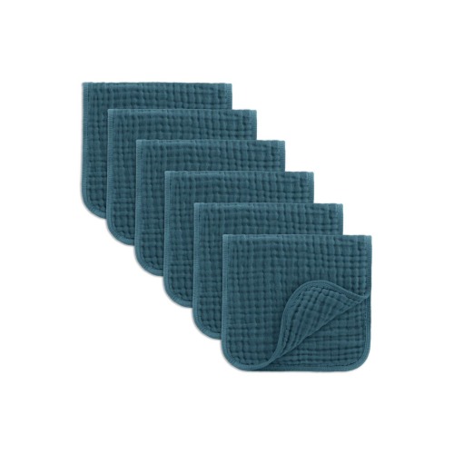 Muslin Burp Cloths - Pack of 6