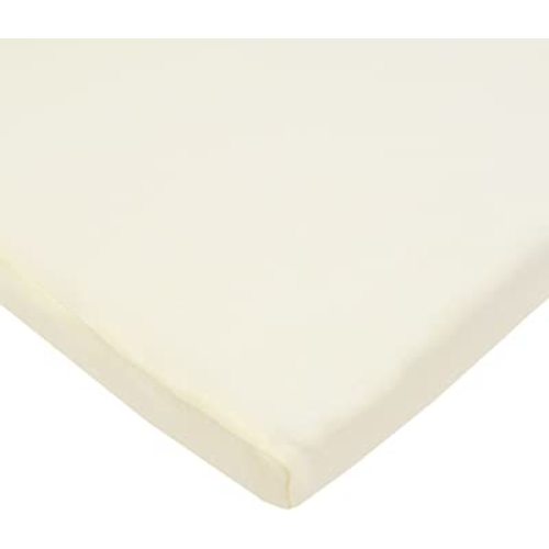 American Baby Company 100% Cotton Knit Fitted 18" x 36" Cradle/Bassinet Sheet - Compatible with Mika Micky Bassinet, Cream, Soft Breathable, for Boys and Girls