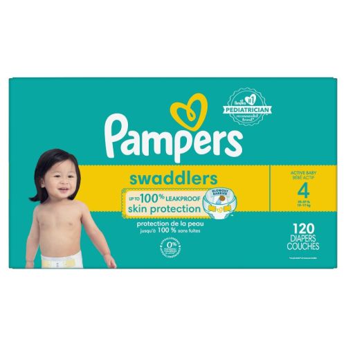 Pampers Swaddlers - Size 4 - 120ct
