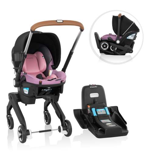 Evenflo Shyft DualRide Infant Car Seat Stroller Combo w Carryall Storage & Extended Canopy - Evenflo® Official Site – Evenflo® Company, Inc