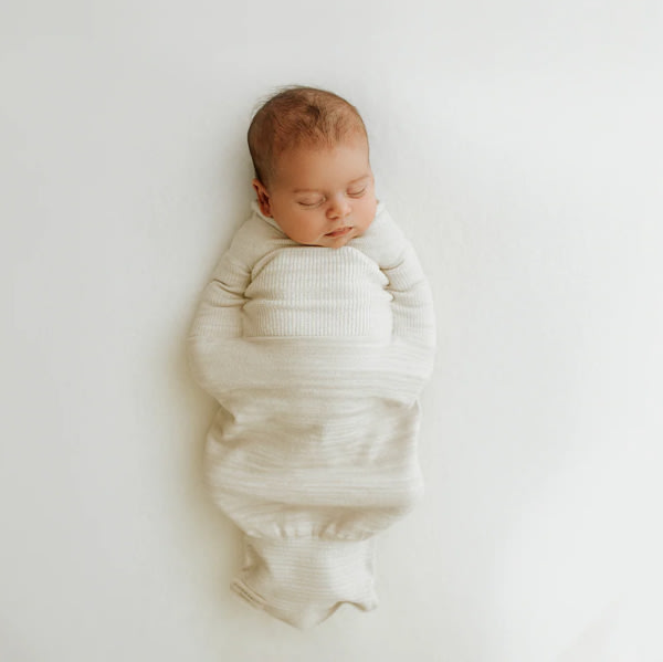 Bamboo Blend Beige Swaddle Sleep Sack – Swaddelini