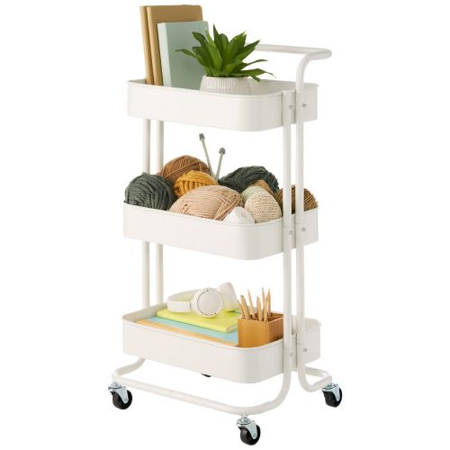 Otto 3-Tier Trolley White