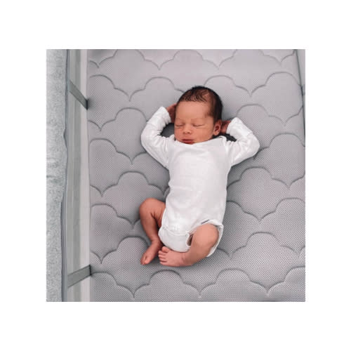 Newton Baby Bassinet Insert for Travel Crib & Playard | Includes Mattress & Sheet, Ultra-Breathable & Washable, Dual-Layer Cover | Does NOT Include Play Yard