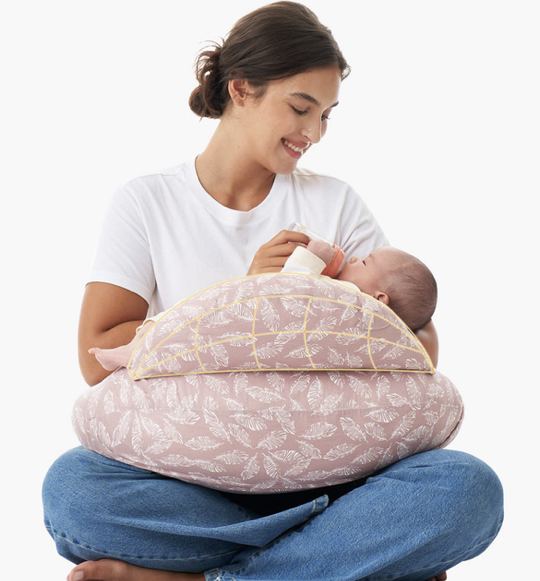 Adjustable Nursing Pillow in Pink – Momcozy