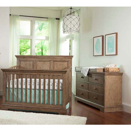 Westwood Hanley Crib and Dresser - Cashew