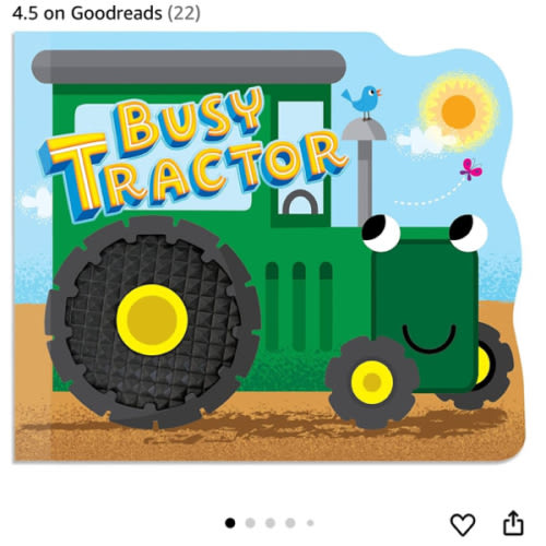 Busy Tractor - Touch and Feel Board Book - Sensory Board Book