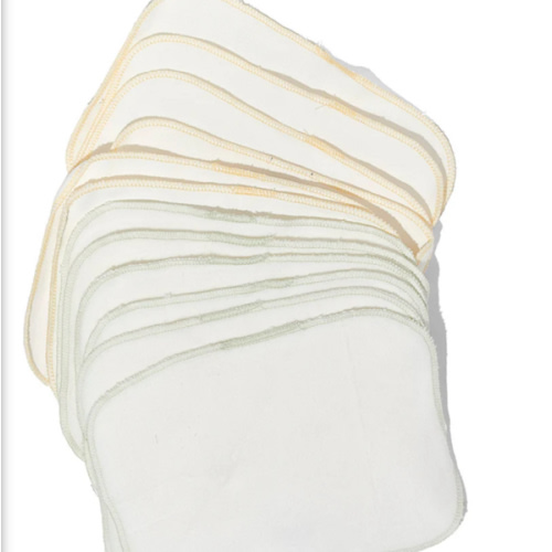 Organic Brushed Cotton Wash Cloth - Pack of 12