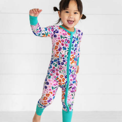 Sweet Pea Floral Zippy