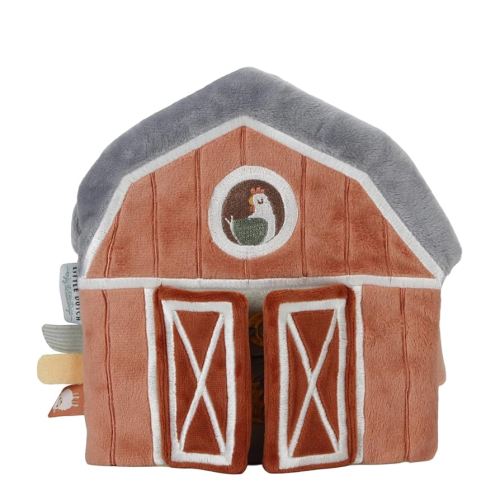 Little Dutch Little Farm Soft Activity Book - Toy - Activity Book - Newborn, Infant - Mirror, Rattle, Labels : Amazon.com.au: Toys & Games