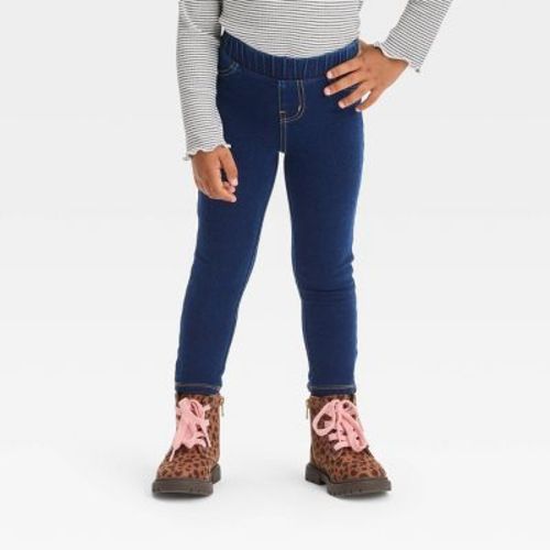 Toddler Girls' Pull-on Jeggings - Cat & Jack™ Dark Blue 18m