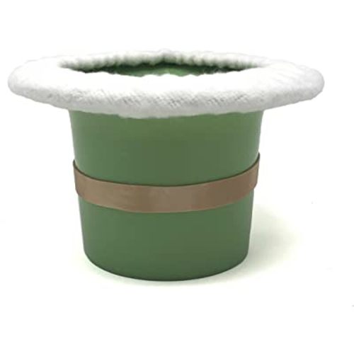 Top Hat Potty for Newborn Infant Potty Training | Elimination Communication | Includes 100% Cotton Undyed Fleece Cozy | Anti-Slip Rubber Band | for EC Baby Potty Training (Sage Green)