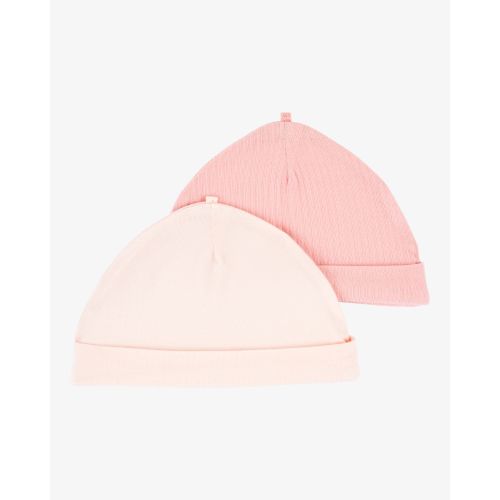 Baby Girl 2-Pack PurelySoft Caps - Pink | Carter's