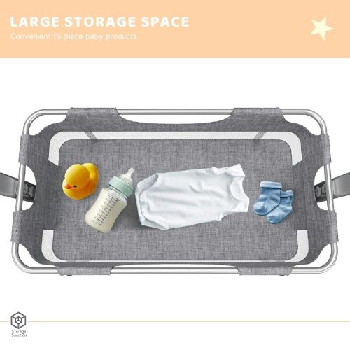 Baby Bassinet, Bedside Sleeper,Foldable Baby Bed to Bed