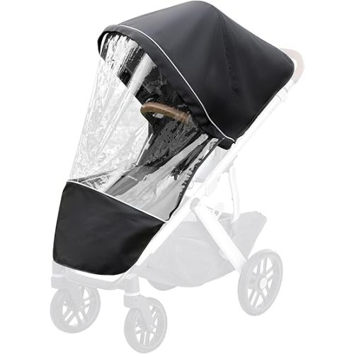 Performance Rain Shield, Rain Cover Fits for UPPAbaby Vista/Vista V2/Vista V3/Cruz/Cruz V2 Stroller, Protect from Wind/Rain/Snow/Dust, Air Vent Hole, Window with Zipper, Stroller Accessories