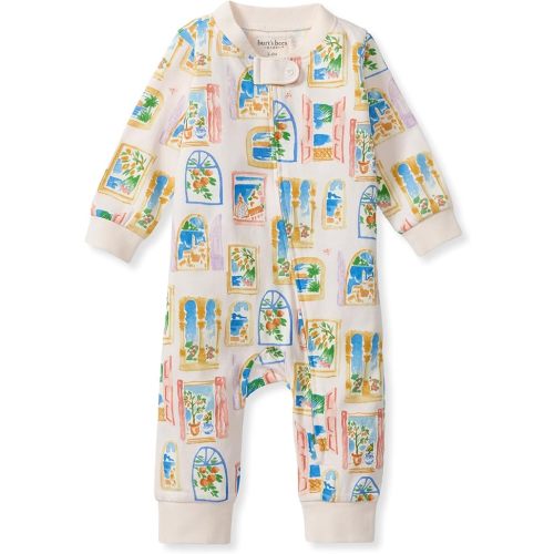 Burt's Bees Baby Unisex Sleep and Play Pajama, Footless One-Piece Zipper PJ