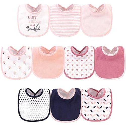 Hudson Baby unisex-baby Cotton and Polyester Bibs