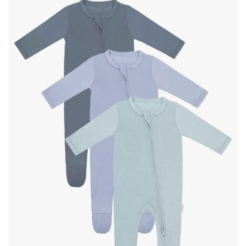 RRP Unisex Baby Footies Pajamas,Rayon Derived From Bamboo,Buttery Soft Sleep 'N Play PJs,2-Way Zipper Closure,0-18 Months