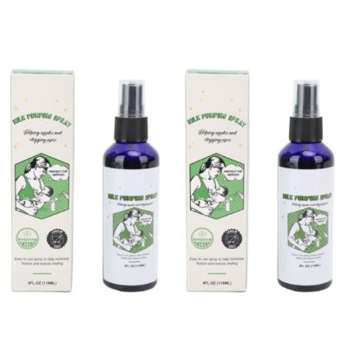 2pcs Milk Pumping Spray Moisturizing Unclogging Nipples Pump Lubricant Spray for Breastfeeding 118ml