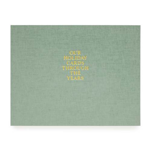 Sage Holiday Card Book