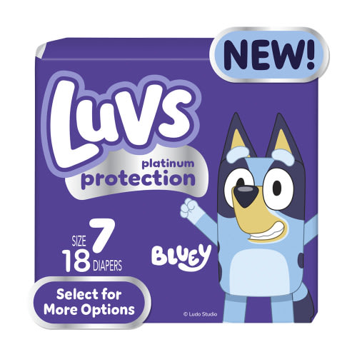 Luvs Platinum Protection Baby Diapers Size 7, 18 Count (Select for More Options)
