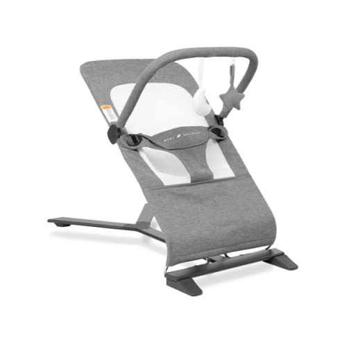 Baby Delight Alpine Deluxe Portable Bouncer | Infant | 0 – 6 months | Charcoal Tweed