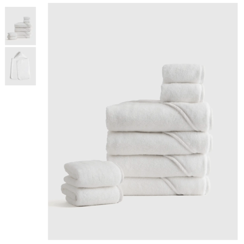 Organic Turkish Cotton Baby Bath Bundle 8-Pack