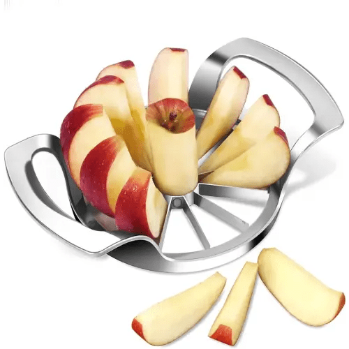 Apple Slicer,12-Blade Extra Large Apple Corer,Easy to Use, Time-Saving, Heavy Duty Stainless Steel Apple Cutter and Divider