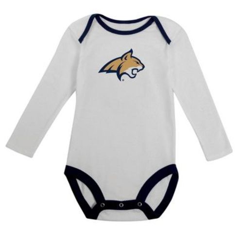 NCAA Montana State Bobcats Infant Boys' 2pk Long Sleeve Bodysuit - 6-9M
