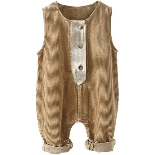 Happy Cherry Baby Boy Girls Corduroy Overalls Toddler Bib Pants Infant Suspender Jumpsuit Romper Fall Outfit