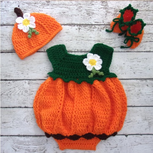 Crochet Baby Girl Pumpkin Outfit Halloween Blueberry Costume Pumpkin Costume Baby Boy Pumpkin Halloween Outfit Knit Blue Baby Girl Dress