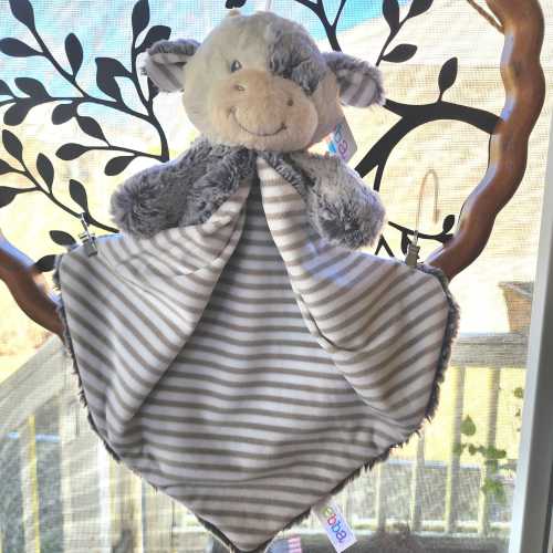 Cow Plush / Personalized Baby / monogrammed Security Blanket / Girl Gift / Baby Plush / Stuffed Animal with Blanket / Animal with Name / Cow