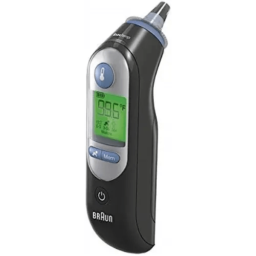 Braun ThermoScan 7 – Digital Ear Thermometer for Kids, Babies, Toddlers and Adults – Fast, Gentle, and Accurate Results in 2 Seconds - Black, IRT6520