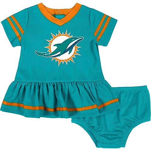 Gerber Girls' NFL Team Jersey Dress and Diaper Cover