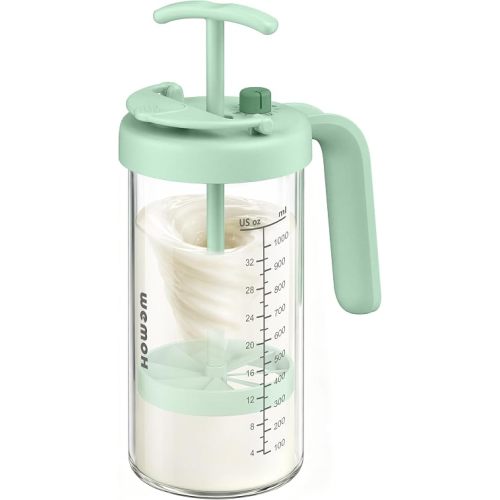 Borosilicate Glass Formula Mixing Pitcher – 32oz True Mixing Capacity, Time Dial for Freshness Tracking, Dishwasher-Safe, BPA-Free Lid, Perfect for Breastmilk Pitcher Method & Multi-Baby Feeding