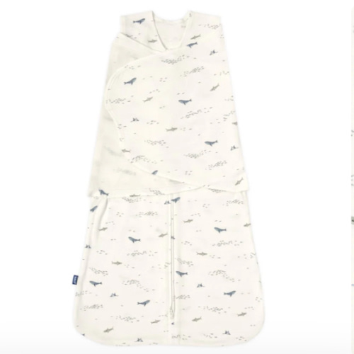 Ocean Life Cotton Swaddle | Newborn | HALO