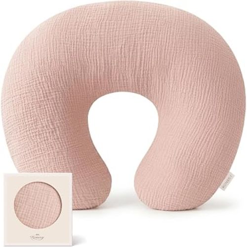 Konssy Muslin Nursing Pillow Covers, Soft Cover for Breastfeeding Pillows