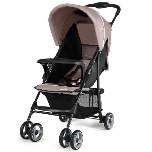 Costway Foldable Lightweight Baby Stroller Travel Pushchair 0-36 Months Age Group 13 lbs Coffee