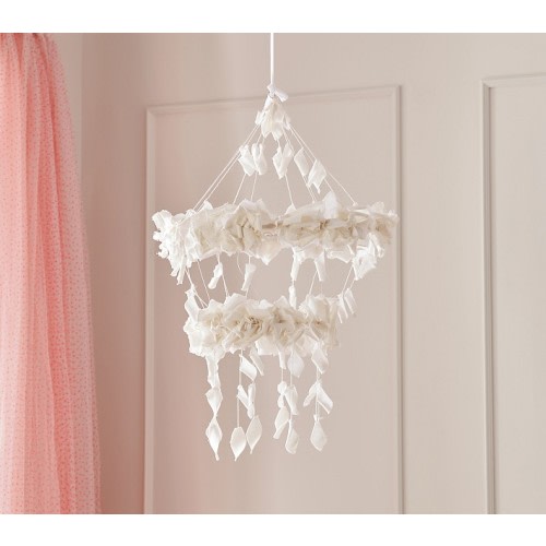 Monique Lhuillier Linen Floral Mobile