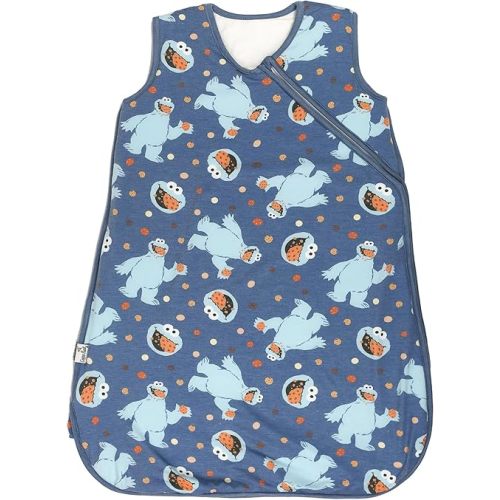 Copper Pearl Sleep Sack: Warm and Cozy Baby Bag in a Variety of Trendy Designs, Safe Alternative to Blankets, Sleeveless Baby Sleep Sack Swaddle Sizes Newborn to 24 Months - Cookie Monster