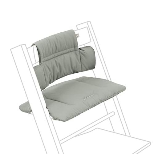Stokke Tripp Trapp Classic Cushion 2, Glacier Green - Pair with Tripp Trapp Chair or High Chair for Support & Comfort - Machine Washable