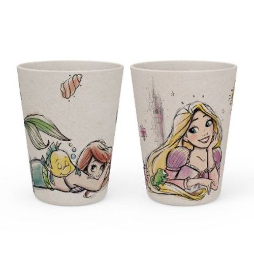 Zak Designs 2pk 10 Fl Oz Princess Melamine Tumblers Pink/cream: Kids & Toddler Cups, Dishwasher-safe Drinkware