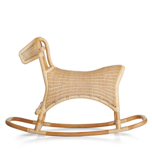 Rattan Toddler Rocking Horse