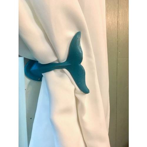 Whale Tail Curtain Tieback(19 Colors), Curtain Holdbacks, Nautical Tiebacks, Whale Tail Hook, Nautical Hooks, Towel Hooks