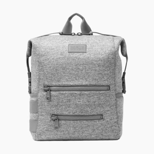 Dagne Dover Indi Diaper Bag Backpack - Heather Grey, Large