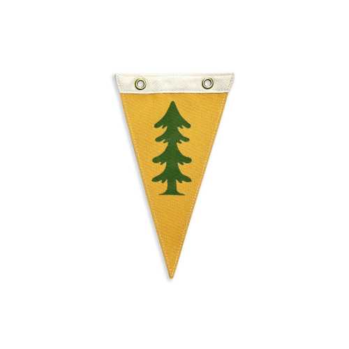 Wild Northland Tree Vintage-Inspired Canvas Mini Pennant
