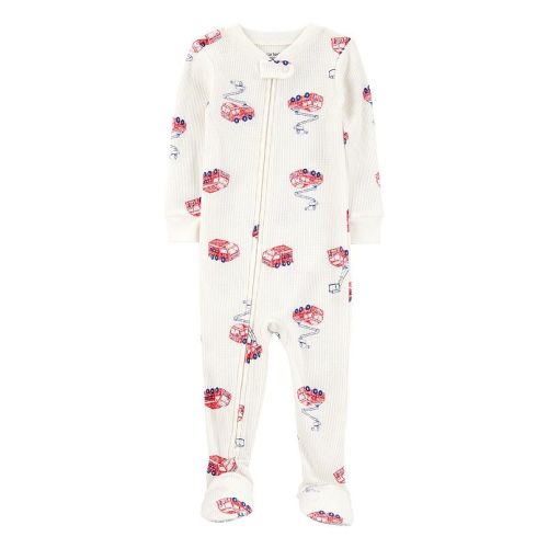 Baby Boy Carter's 1-pc. Fire Truck Thermal Footed Pajamas